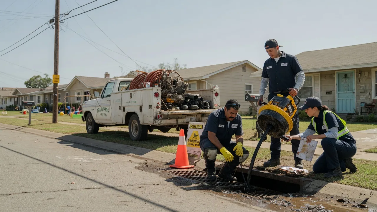 Drain Cleaning in Mcleod, TX near me